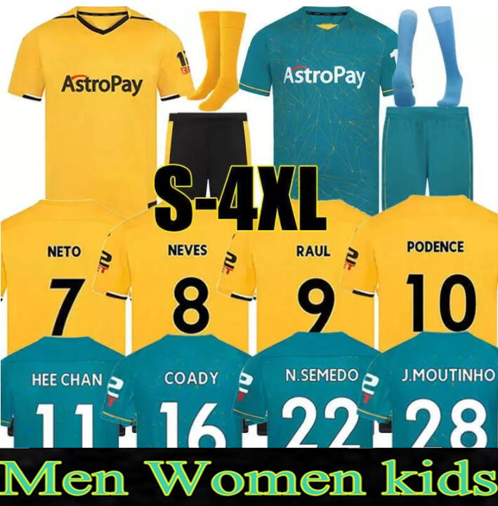 

22 23 TOP Wolve Soccer Jersey SEMEDO RAUL NETO NEVES 2022 2023 Wanderers J.OTTO PODENCE Wolverhampton Football Shirts ADAMA Men Kids Kits Uniforms camisetas, Ayaw