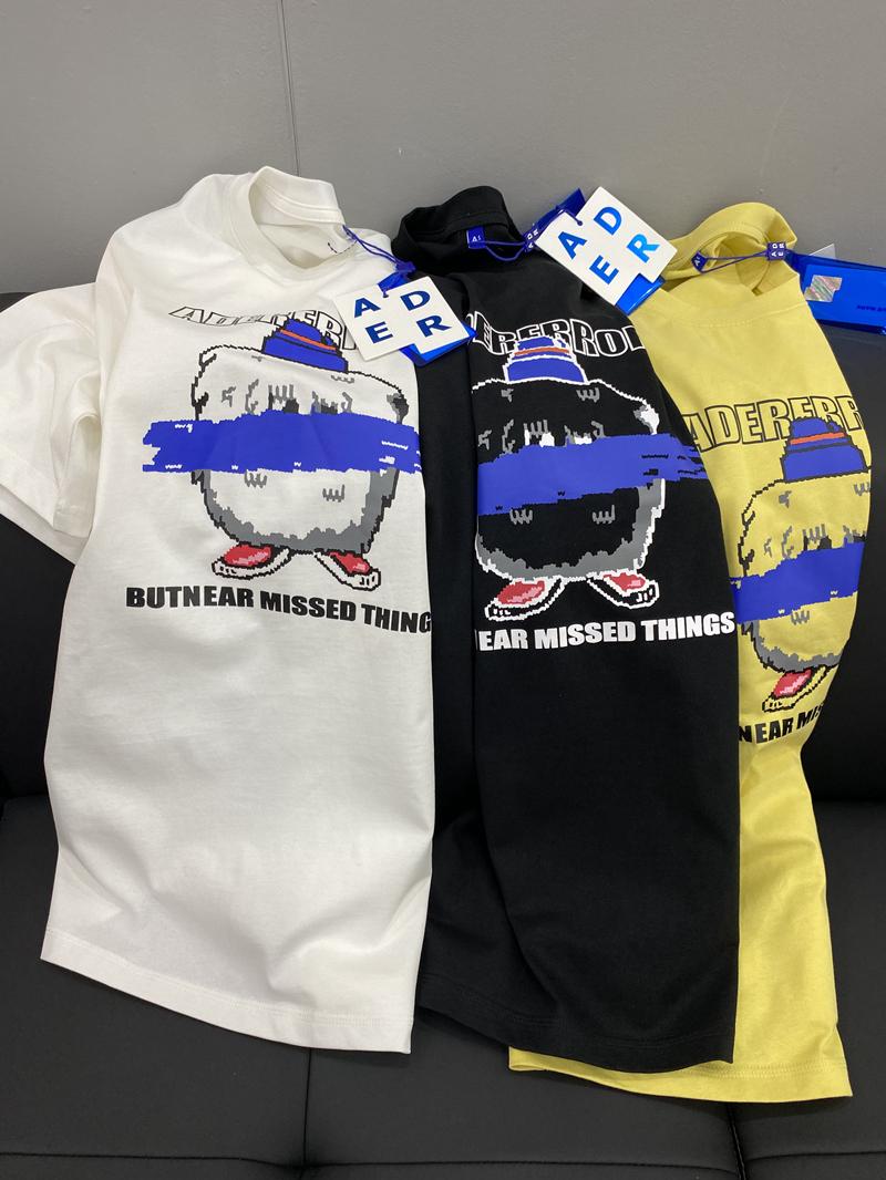 

Men's Hoodies & Sweatshirts Summer Ader Error Cartoon Snowman Doll T Shirt Men Women Adererror Casual Short Sleeve Korean Tees TopMen's, Ad76