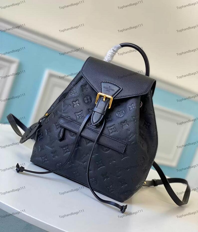 

GGs LVs YSLs louiseity viutonity Luxurys Shoulder Bags Newest Backpack MONTSOURIS Vintage Embossing Leather Backpacks Women Messenger Bag Purse School Bag M45501