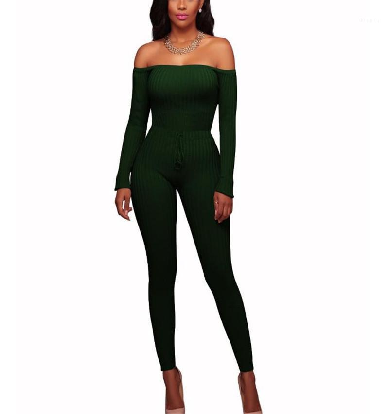 Women's Jumpsuits & Rompers Fashionable Sexy Night Shop Flat Pants Street Trendy With Spring And Autumn High Elasticity Shoulder