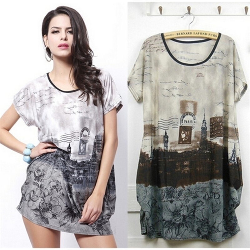 

women summer t shirt plus size clothing tops & tees sexy print short sleeve oneck casual fashion tunic 5XL big large Y200412, 21