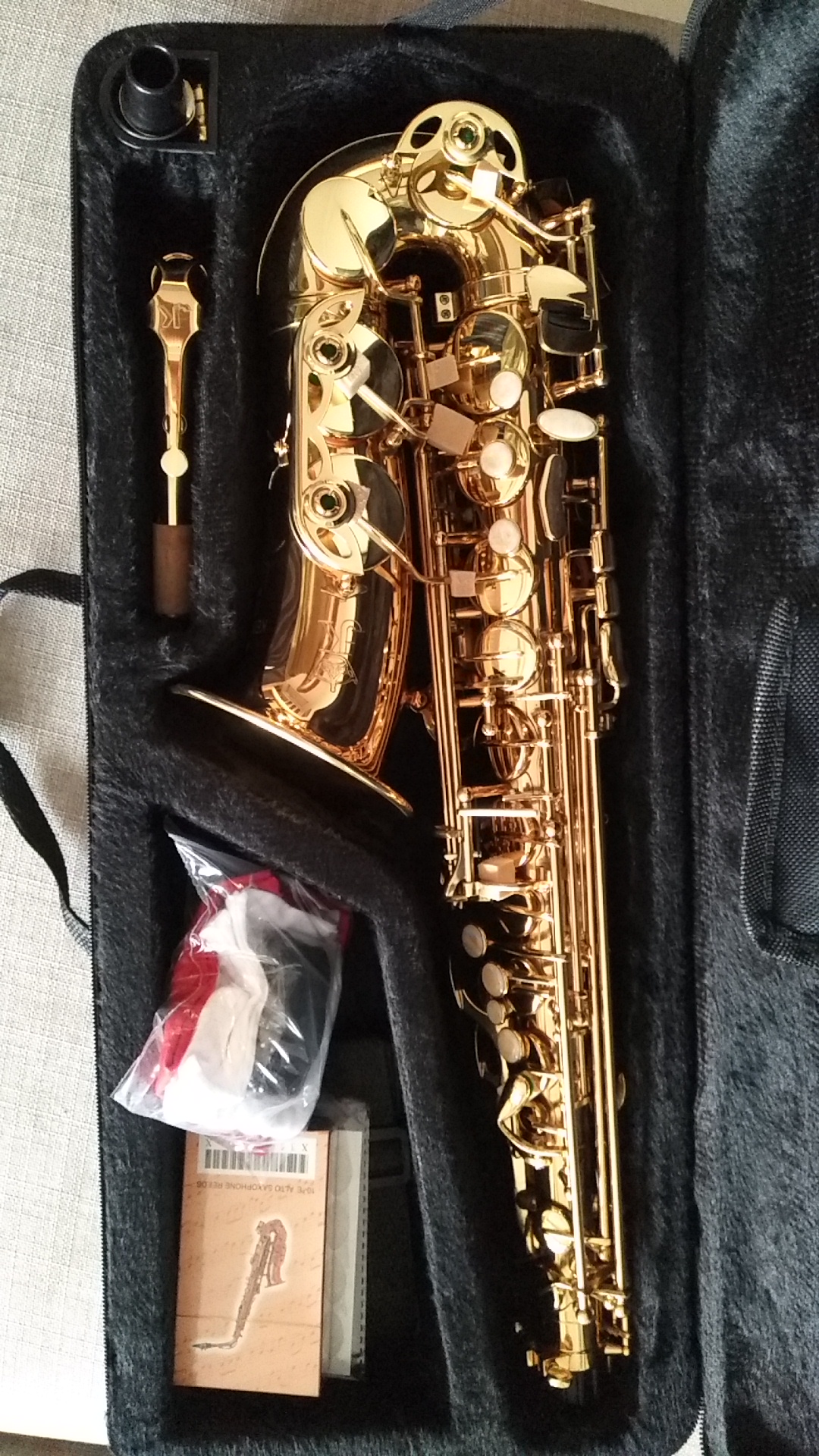 

Germany JK Keilwerth ST90 Gold Lacquer Alto Saxophone Eb Wind Brass Instrument Sax Western Instruments Sax with Reeds case mouthpieces