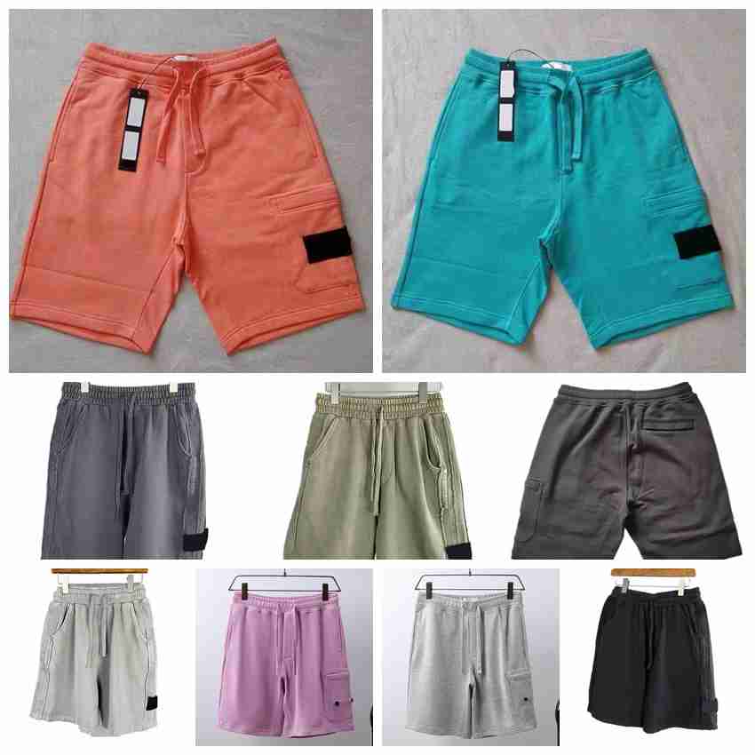 2022 Summer Cotton Terry shorts European American hip hop street style short fashion running loose quick dry Washing process of pure cotton fabri