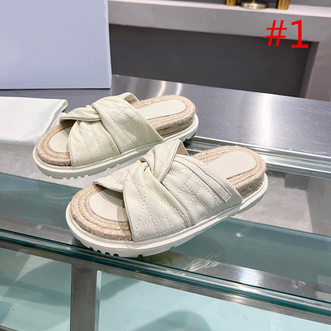

Luxury dtwist kink fashion platform casual beach slippers fisherman sandals leather upper straw EVA outsole elegant kink effect and golden arrow print 35-41, #2