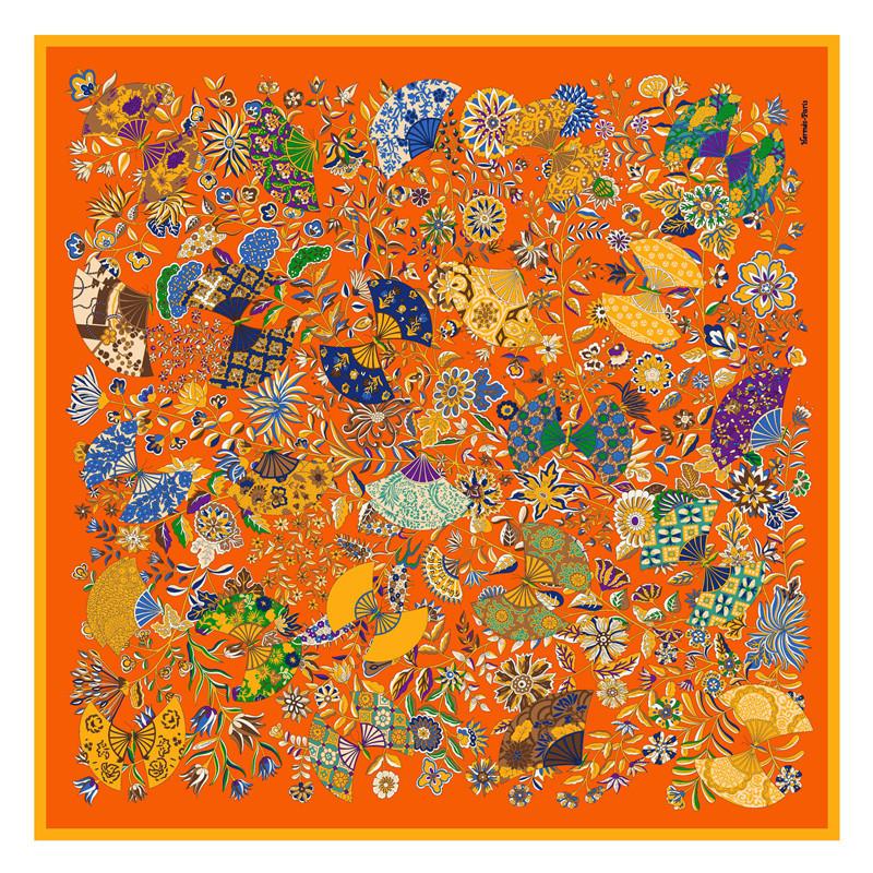 

Scarves Head Luxury Designers Scarf 90 Cm Bandanas Vintage Woman For Neck Twill ShawlsScarves