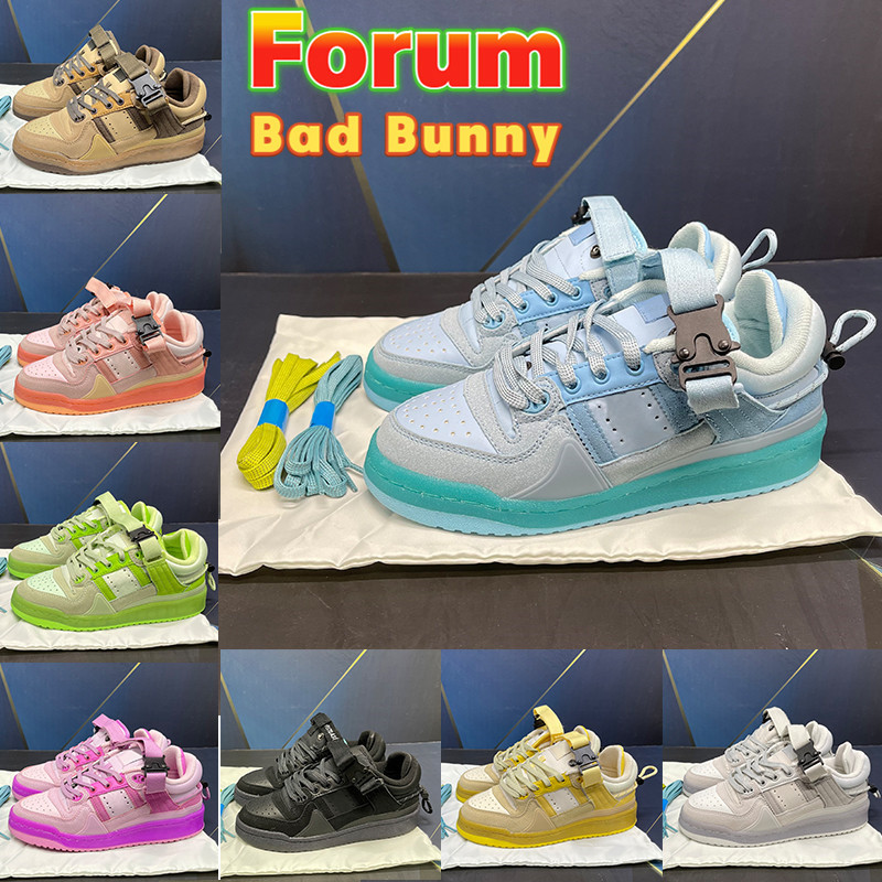 

Shoes Luxury Forum Low x Bad Bunny mens Running Back to The First Cafe Ice blue green grey bunny top quality men women Sneakers US, 04 back to school