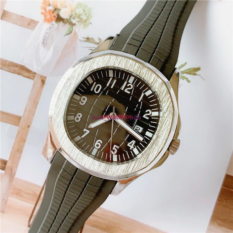 

2022 Top Fashion Brand Mens Luxury Watches Quartz Movement Rubber Band High Quality Designer Watch 38mm Staibless Steel Case Sport Waterproof Men's Watches, Dark green rose