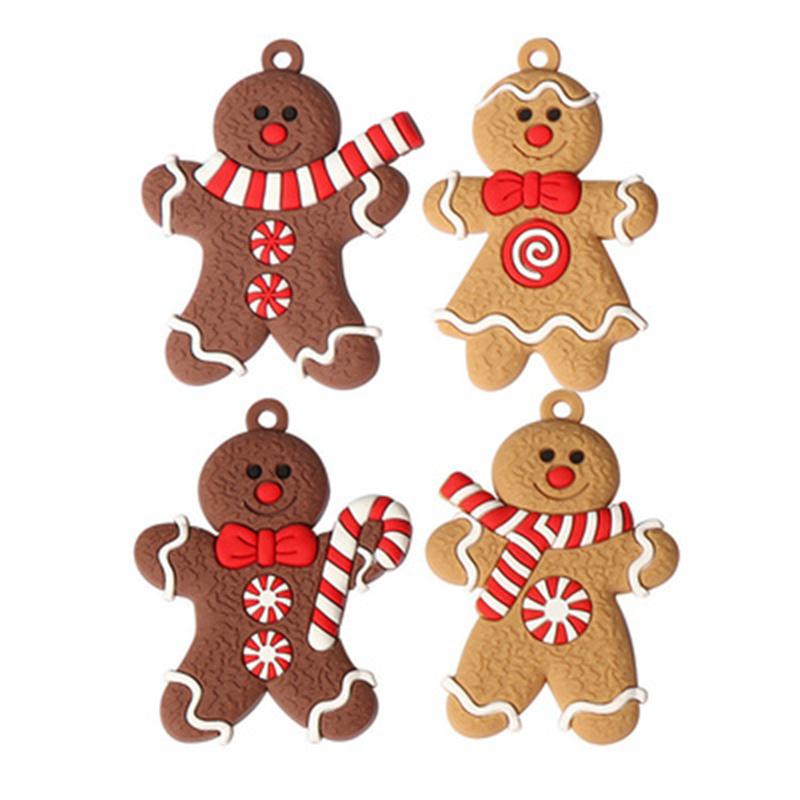 

Christmas Decorations Gingerbread Man Ornaments For Tree Tall Gingerman Hanging Charms Ornament Holiday DecorChristmas