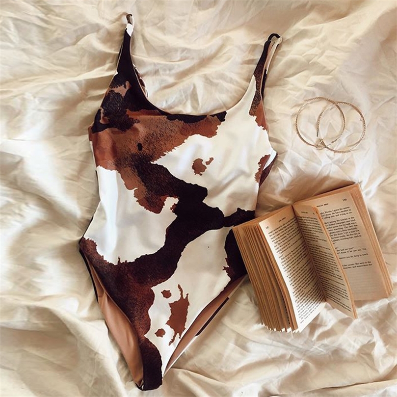 

Print swimsuit bodysuits High cut swimwear women monokini Sexy bathing suit swimming suit for women biquinis 220401