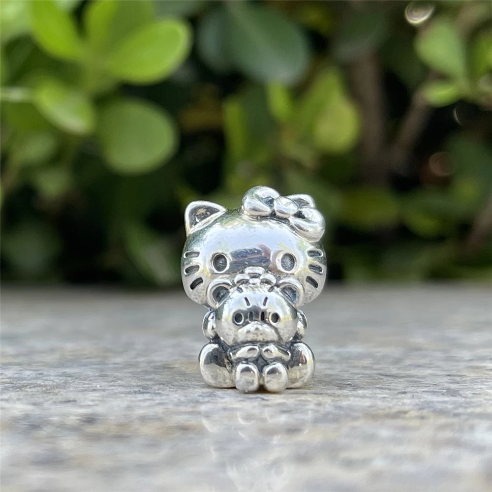 

925 Silver Charm Beads Dangle Accessories Charm Fine Bead Fit Pandora Charms Bracelet DIY Jewelry Accessories