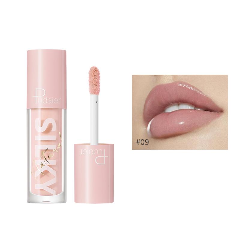 

Lip Gloss Colors Plumping Moisturizer Mirror Water Glaze Glitter Lipgloss Waterproof Long Lasting Red LipstickLip