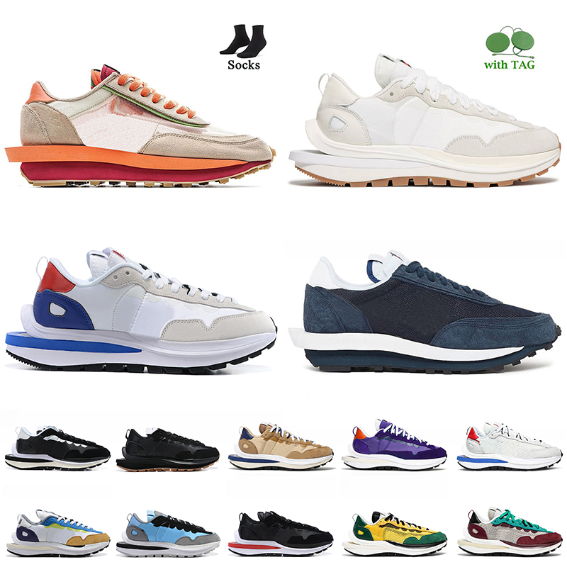 

CLOT Kiss of Death Vapirwaffle Pegasus Waffle Running Shoes Top Fashion Sail Gum Fragment Wolf Grey Black White Sesame Blue Void Women Mens Trainers Sports Sneakers, D25 undercover night maroon team royal 3