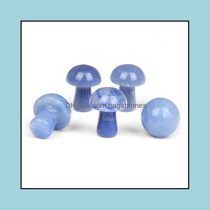 

Arts And Crafts Natural Crystal Mushroom Healing Quartz Diy Chakra Reiki Mineral Gem Desktop Decoration Creative Ornament Drop Delive Dhwyj