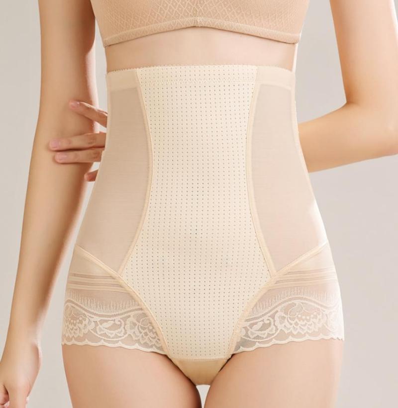 

Women's Shapers High Waist Shaping Panties Women Breathable Body Shaper Slimming Tummy Underwear Bulifter TrainerWomen's, Beige