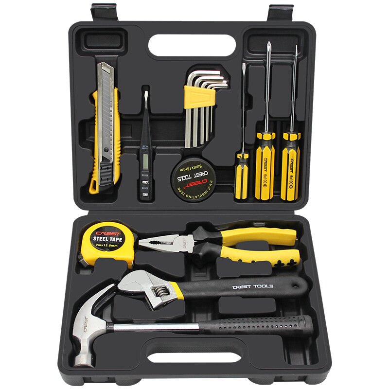Hardware Toolbox Set Home Gear Wrench Screwdriver Combination Tool Set-image-758677147