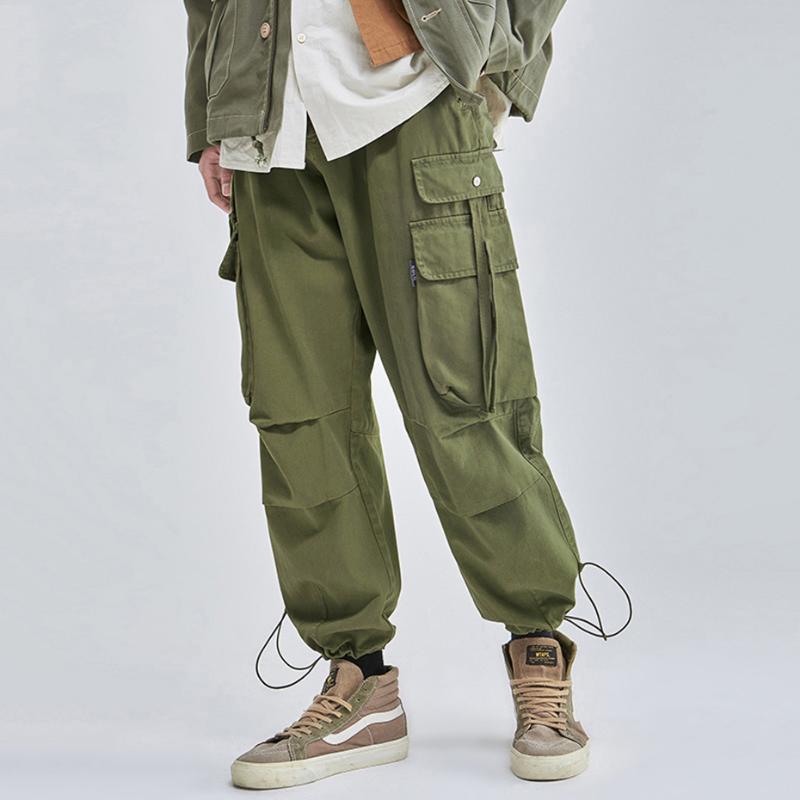 

Men's Pants Streetwear Hip Hop Cargo Mens Harajuku Joggers 2022 Black Loose Casual Pencil TrousersMen's