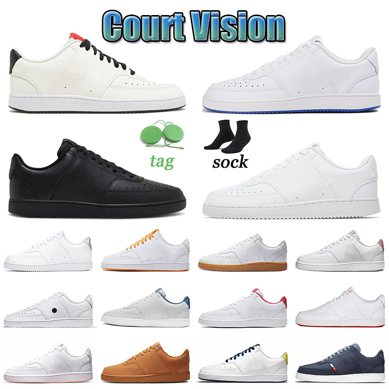 

Newest Court Vision Designer Shoes Men Women Triple Black White Gum Low Sneakers Sports Trainers University Red Photon Dust Thunderstorm Electro Purple Pink Oxford, 36-45 black white