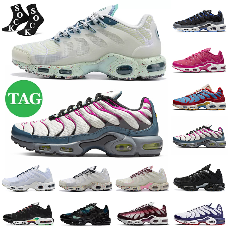 

terrascape plus tn running shoes women mens tns sneakers triple black royal barely volt tan burgundy camo club outdoor sports trainers walking jogging, Terrascape 36-46 black barely volt