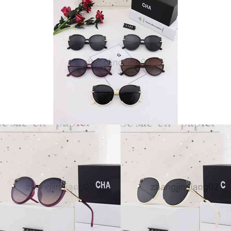 

Designer Channel Sunglass Cycle Luxurious Fashion Eyewear Woman Mens New Polarizing Net Red Anti Ultraviolet Glasses With Original Box