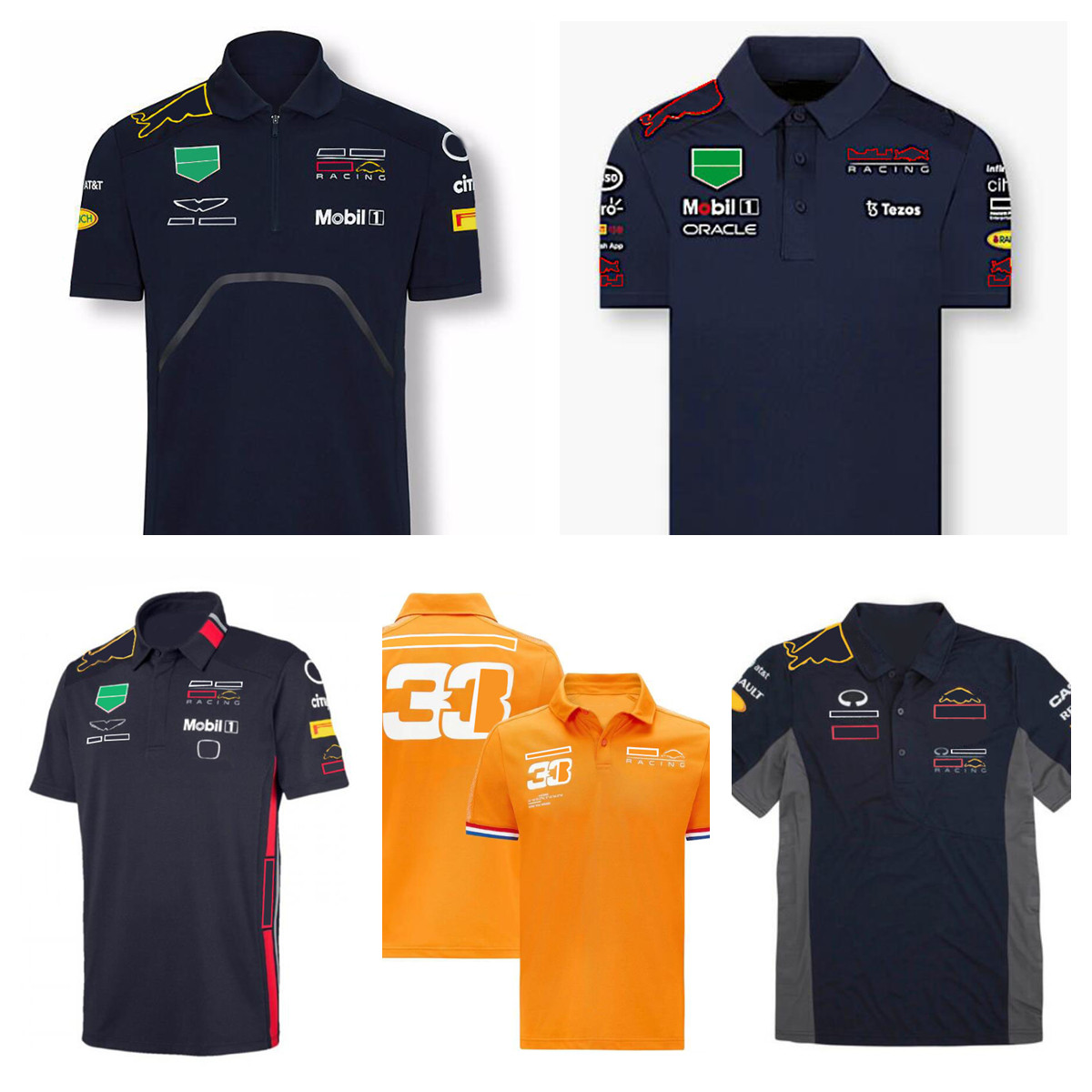 

2022 summer new F1 formula one POLO shirt breathable quick-drying top short sleeve same custom