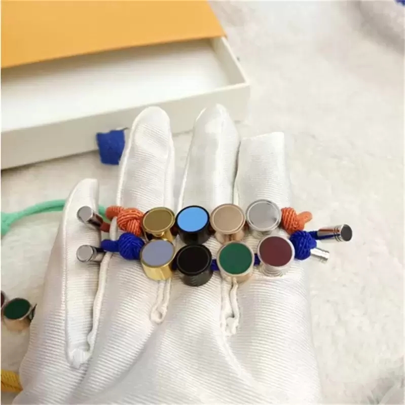 

Charm bracelet Men Ladies Designer Bracelets Jewelry Cuff Braided Bracelet love Adjustable Size Universal 6 color with box