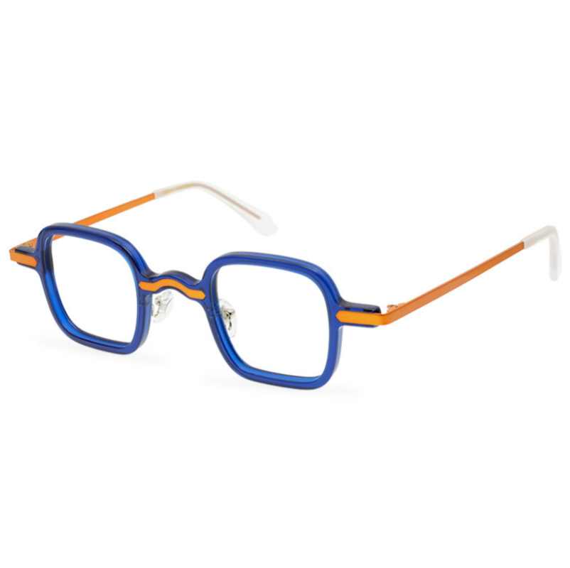 

Fashion Sunglasses Frames Square Frame Eyeglasses Women Vintage Acetate Optical Eyewear Clear Lens Prescription Myopia Computer Glasses Men