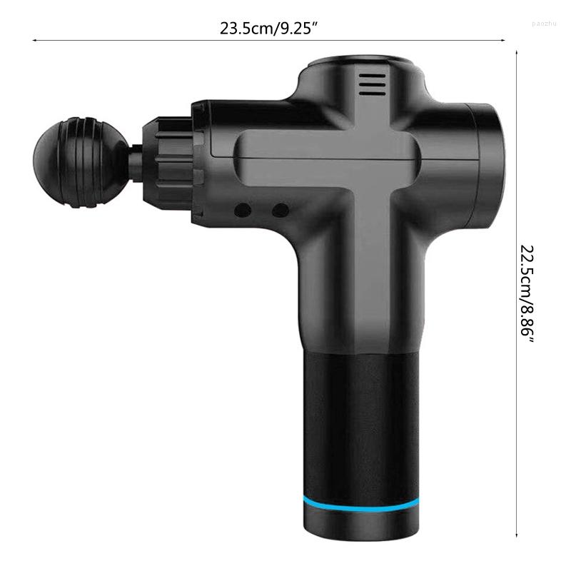 

Electric Massagers 6 Speed Deep Muscle Tissue Percussion Body Massager Sports Drill Massage Tool For Women MenElectric