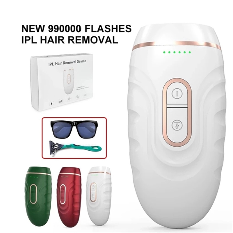 

Permanent 990000 Flashes Laser Epilator IPL Poepilator Laser Hair Removal depiladora Painless electric shaving Dropship 220323