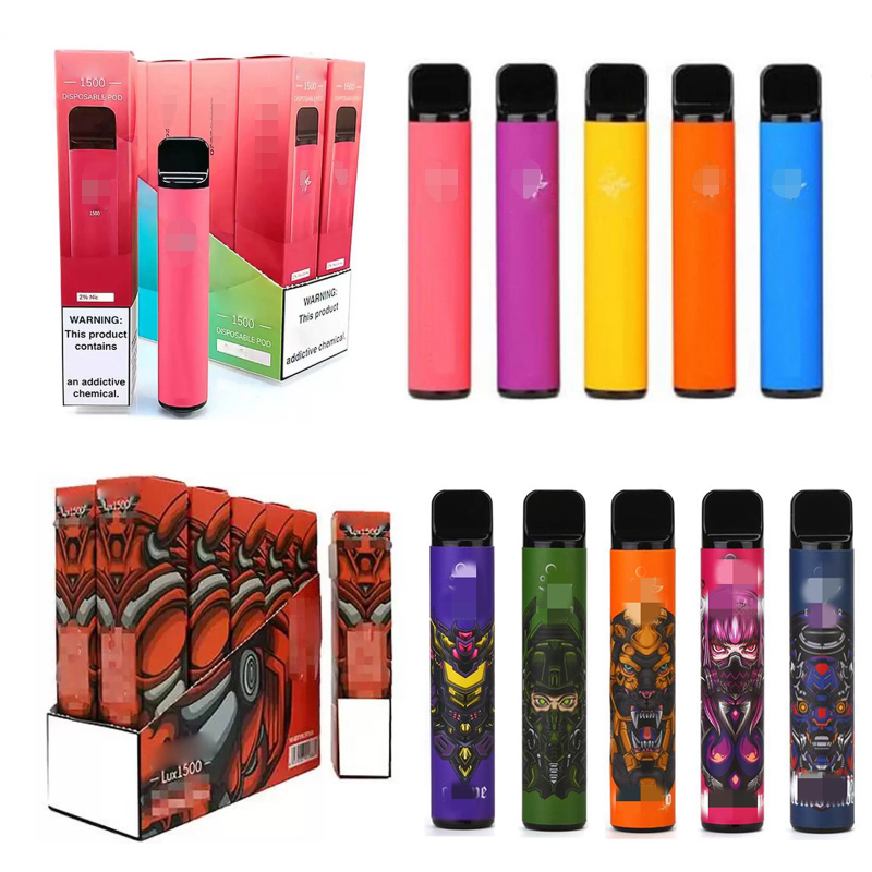 

Disposable Vape Pen Elfbar Electronic Cigarette Elf Bars Lux 1500 Puffs 2% Pod