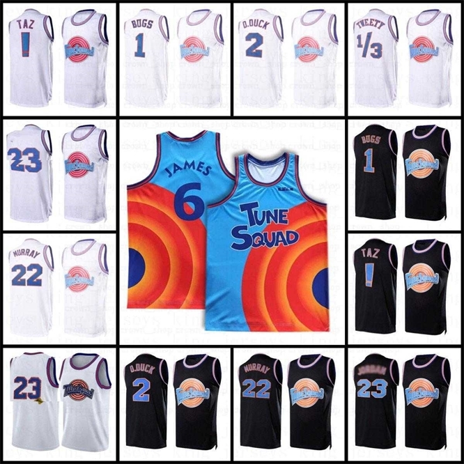 

Xflsp Space Jam 2 Tunes squad Mens Lebron Movie James Jersey Bugs Bunny Michael D.DUCK ! Taz 1/3 Tweety 22 Bill Murray 10 Lola Basketball Jerseys, Men