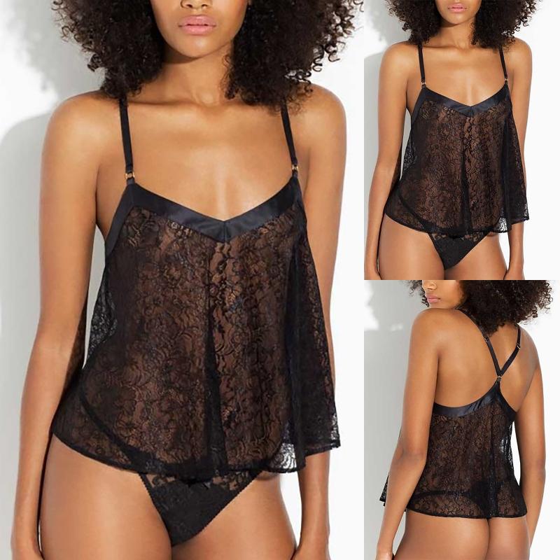 

Camisoles & Tanks Women's Sexy Lovely Luspender BIace Suit Lace Thin Home DressCamisoles CamisolesCamisoles