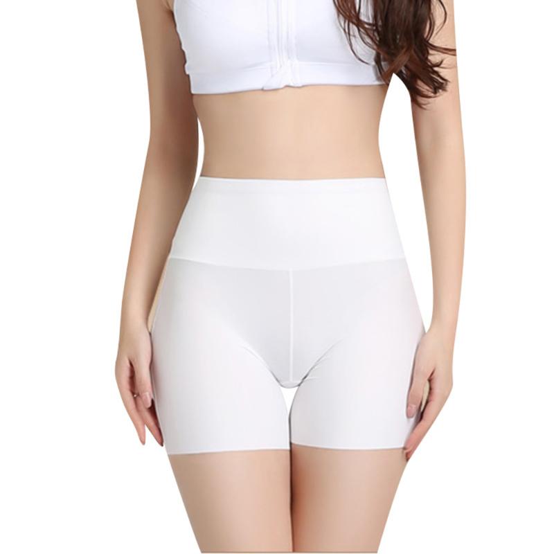 

Women's Panties Summer Women Safety Shorts Pants Seamless Nylon High Waist Ice Silk Plus Size Underwear
