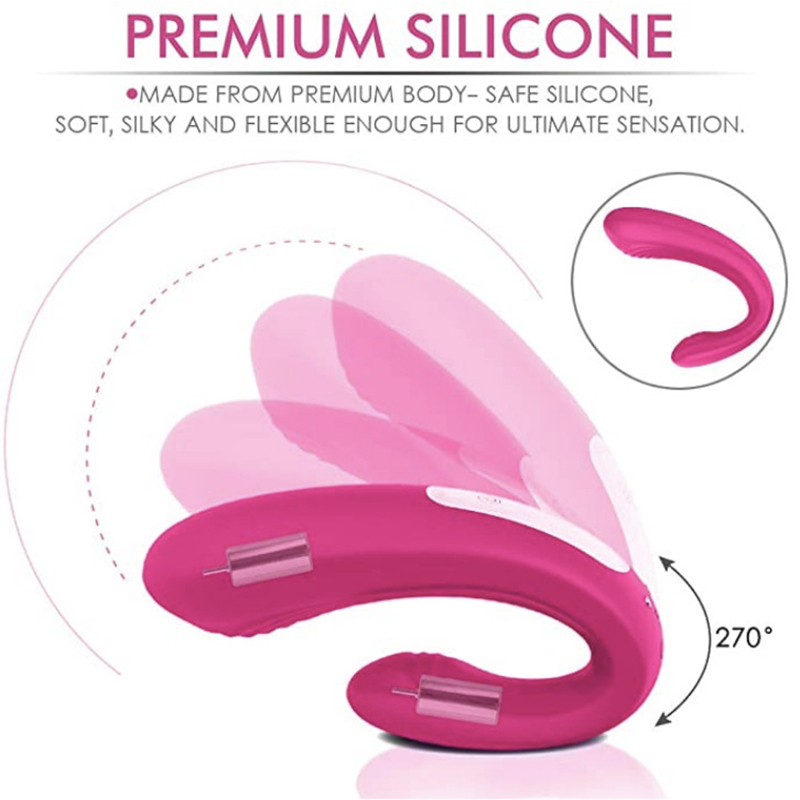 Wireless At both ends Vibrators For Couples Dildo G Spot Stimulator Double Silicone sexy Toys Woman Masturbator