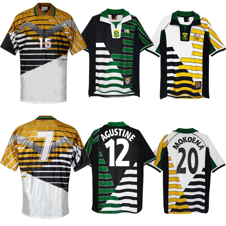 

1996 1997 1998 south Africa retro soccer jersey 98 McCarthy Bartlett Mokoena Fortune RADEBE classic vintage football shirt, 1996 1998 home jersey