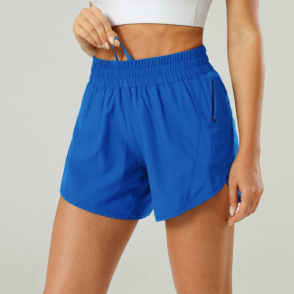 

5 inch Hotty Hot Shorts Track That Loose Breathable Quick Dry Sports Women's Underwears Yoga Pants Skirt Running Fitness Elastic Waist Gym Clothes Leggings, 88240-1 5inch navy blue