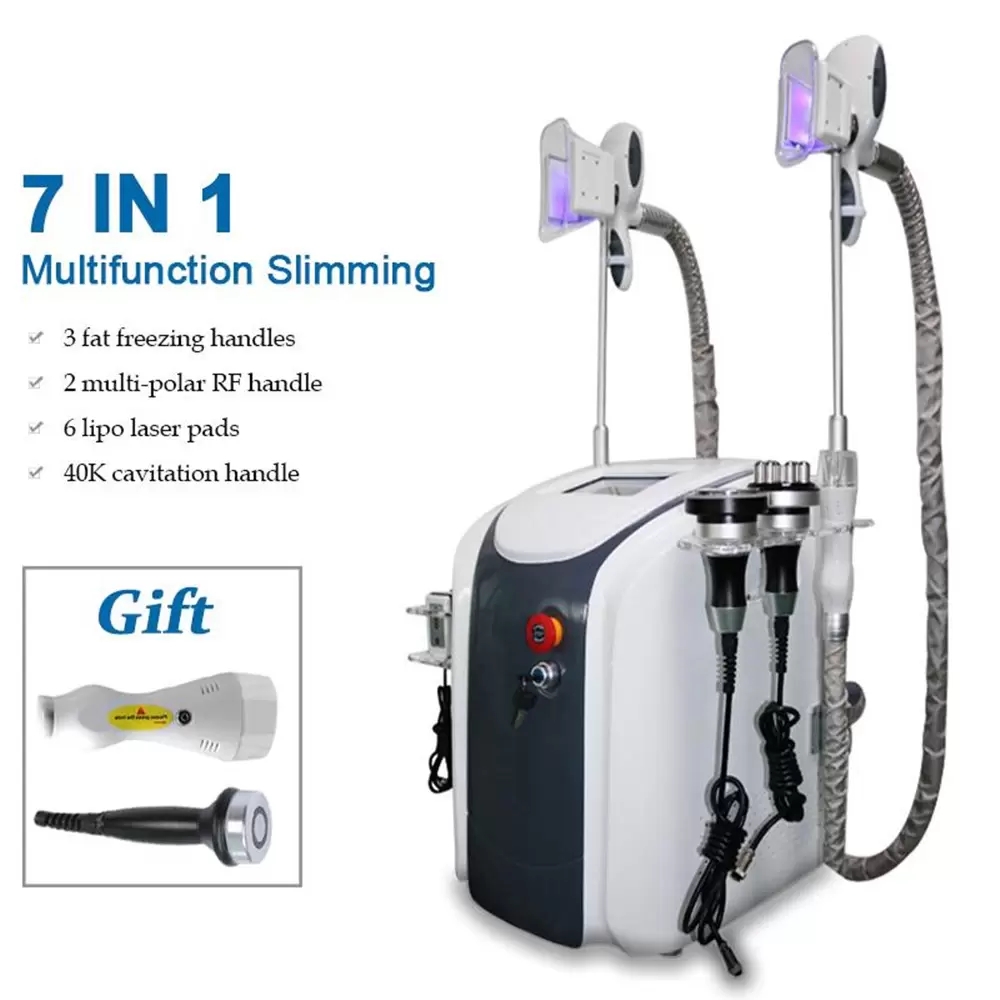 2022 super Cryolipolysis Fat Freezing Portable Cryo Slimming Machine Vacuum Fats Reduction Cryotherapy Freeze Cavitation RF Lipolaser-image-760991209