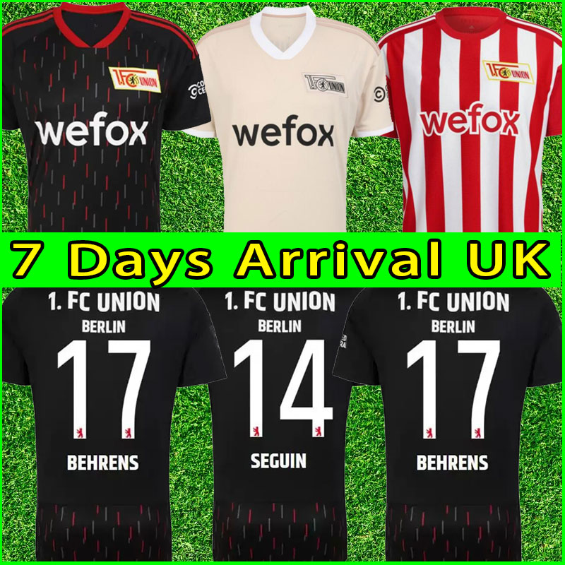 

Union Berlin soccer Jersey 22 23 Third home away Red black white 2022 2023 Football shirt kid set thailand