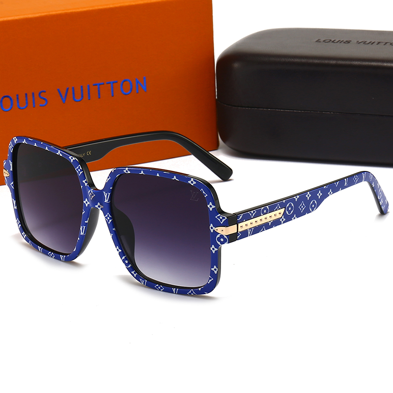 Lunettes de soleil de luxe de luxe Polaroid Dens Designer Womens Mens Classic Eyeglass Goggle Outdoor Beach Sun Suns