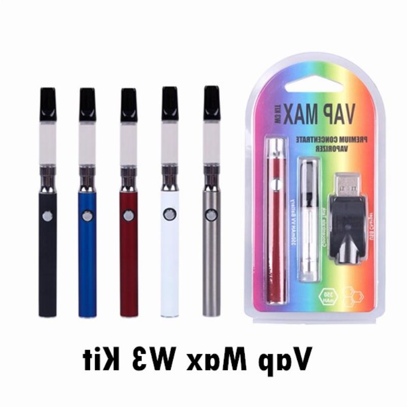 

USB W3 Vertex Pen 510 Voltage Pre-heat VV Variable 0.5/1.0ml Battery Max 350mAh Vap Cartridge Glass Charger Vape Kit Brsfb