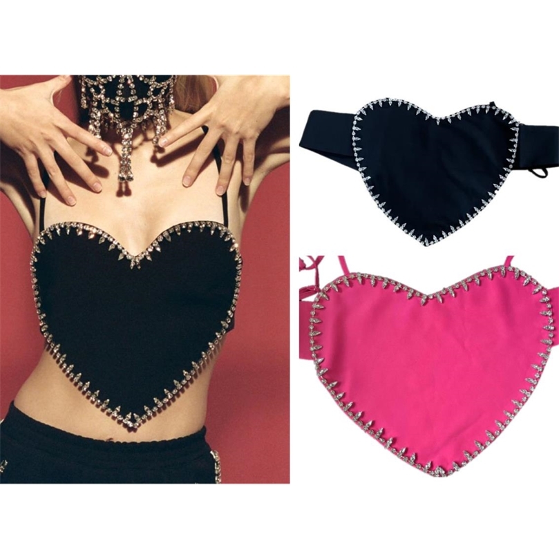 Été Sexy Patchwork diamant gilet pour femmes col en V sans manches noir débardeurs femme été mode vêtements 220607