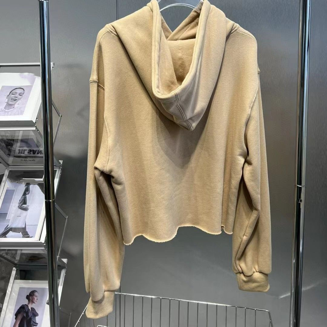 Sweat-shirts de créateurs pour femmes à capuche Fasion Running Sportswear 2022 Pilluche à manches longues de style court avec lettres taille S M