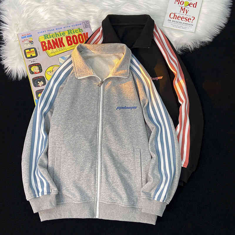 

Hawaifish Men's Jackets 2022 Spring Snd Autumn Fahsion Student Young Coat Hot Casual Retro High Quality Jaquetas Masculina, Gray