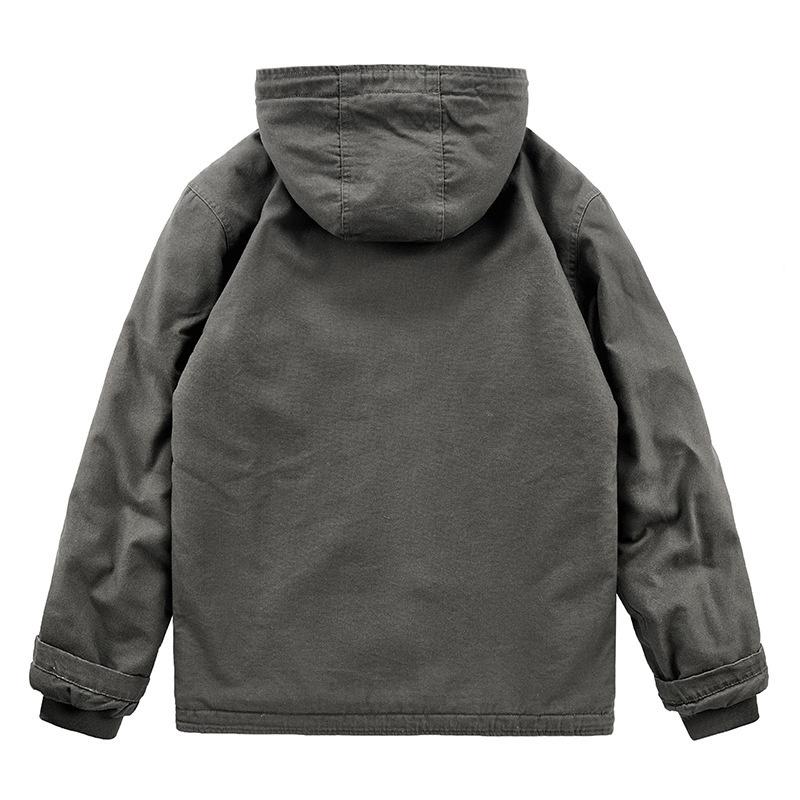 

Men's Jackets Men Warm Fleece Hooded Jacket Winter Military Mens Thick Wool Overcoat 2022 Outdoor Tactical Windproof Cargo MensMen's, Nlw9798greyblack