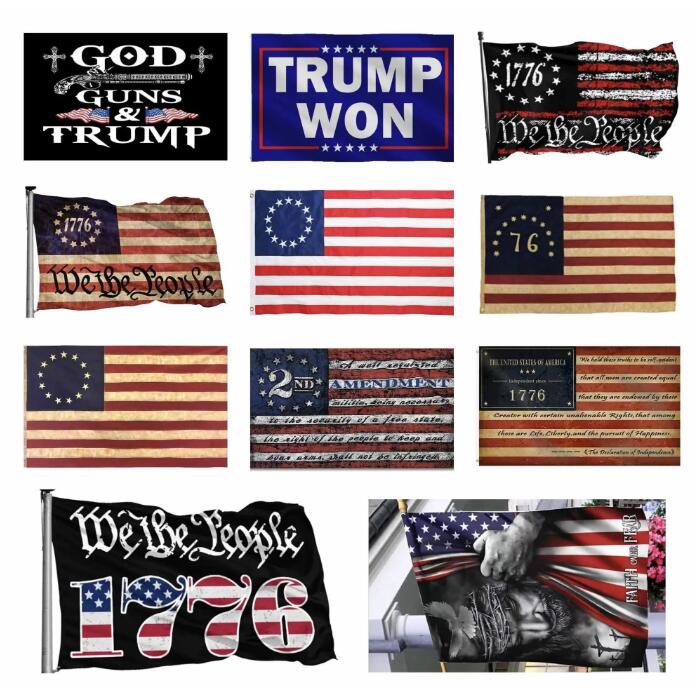 

DHL Free American Flag-Faith Over Fear God Jesus 3x5ft Flags 100D Polyester Banners Indoor Outdoor Vivid Color High Quality With Two Brass Grommets T0428