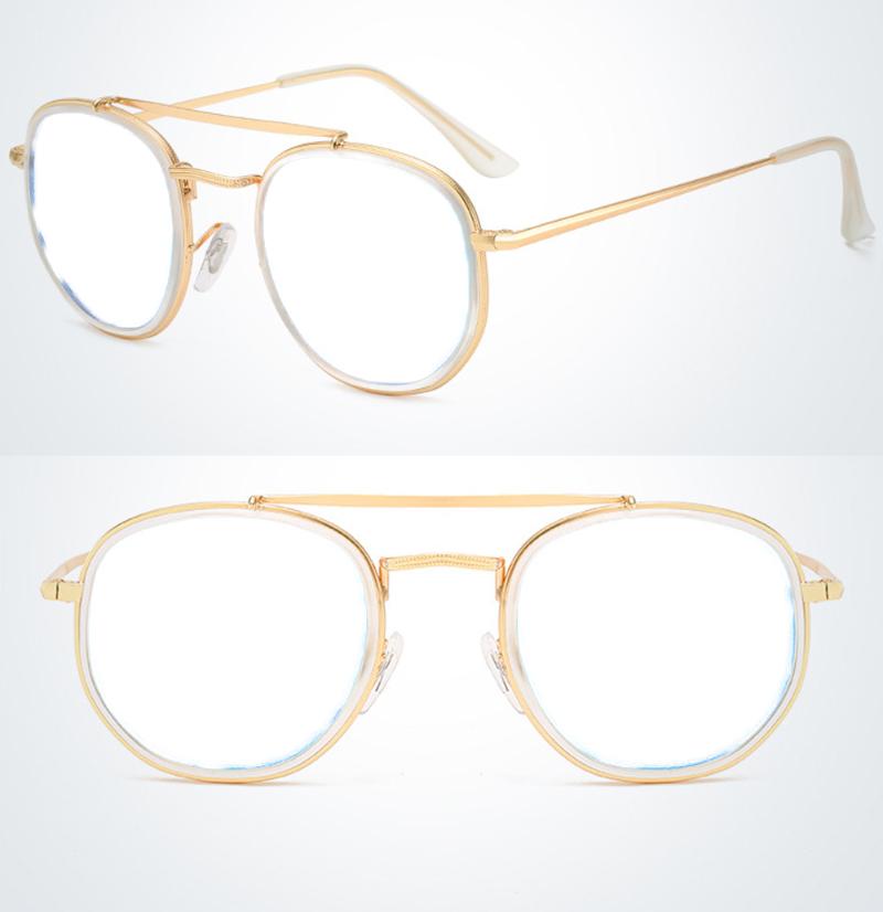 

Sunglasses Double Bridge Round Gold Frame Retro Reading Glasses 0.75 1 1.25 1.5 1.75 2 2.25 2.5 2.75 3 3.25 3.5 3.75 4 To 6Sunglasses