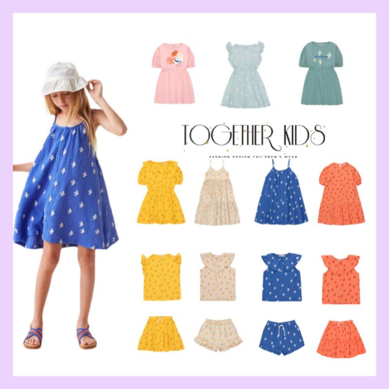 

Girl's Dresses Girls 2022 Spring Summer Print Shirts Casual Shorts Fashion Short Skirts Two Piece Suits Children's ClothingGirl's, Yellow top-01