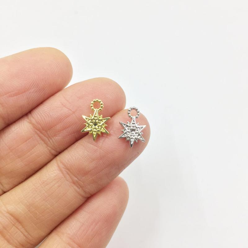 

Charms Eruifa 20pcs 6mm Tiny Star Zinc Alloy Jewelry DIY Pendant Necklace Earring Bracelet 2 ColorsCharms