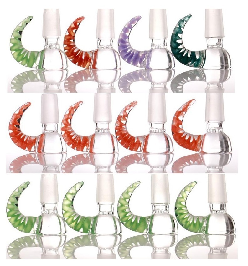 

Wholesale smoke 14mm bowl glass bowls With Stem For Water Bongs tabacco tool smoking accessories