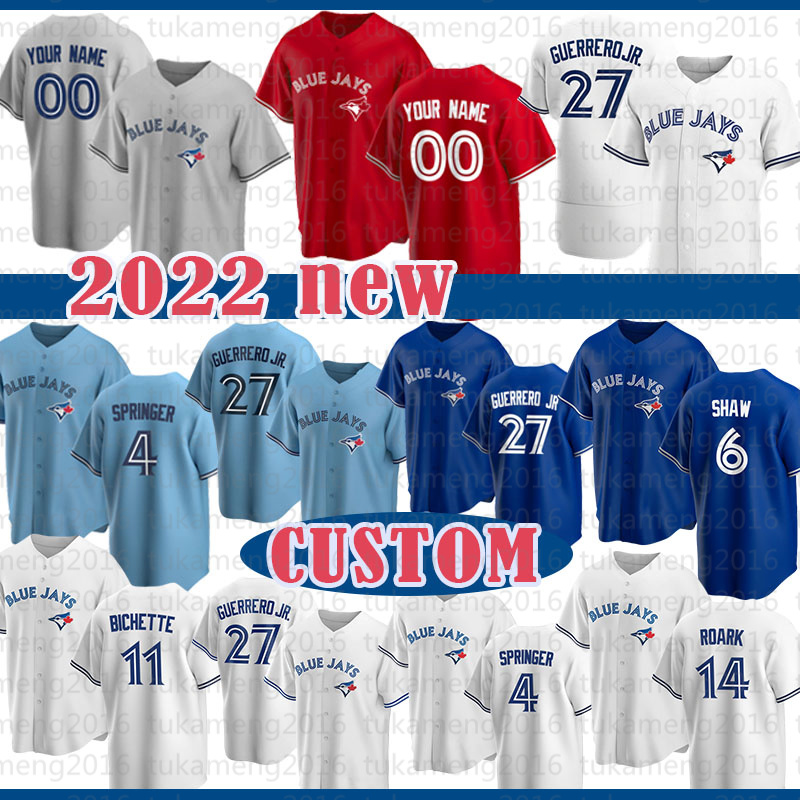 

27 Vladimir Guerrero Jr. Bo Bichette Toronto Blue Baseball Jersey Jays Matt Chapman George Springer Women Yusei Kikuchi Youth Cavan Biggio Randal Grichuk Hyun-Jin Ryu, Mens(size:m-3xl)lanniao