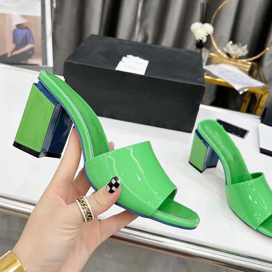 

High Quality woman slippers fashion Sandals Beach Classic slipper platform Alphabet high heel rubber lady flat slides By shoe02 02, #5